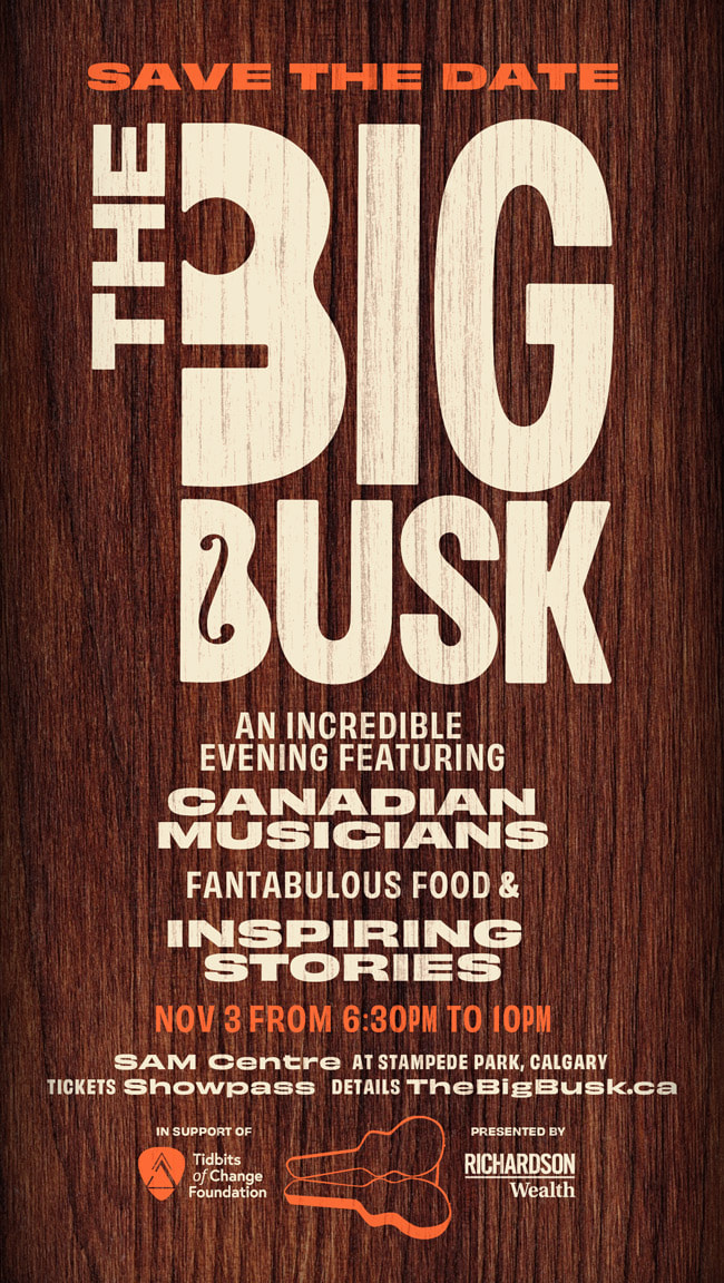 The Big Busk event poster — November 3 in Calgary